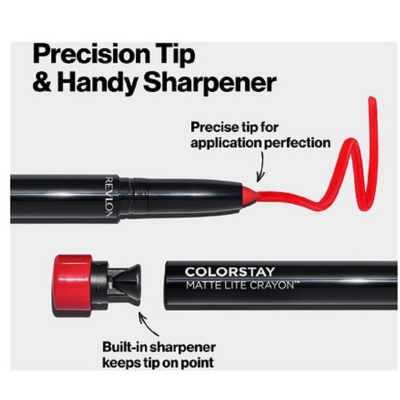 NWT Revlon Colorstay Matte Lite Crayon - 001 Tread Lightly | Full size Lip - Picture 7 of 9